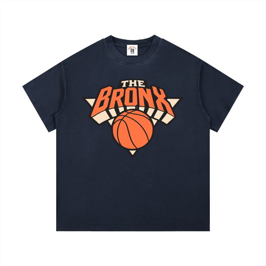 Bronx Basketball 2026 Playoffs Vintage Wash Cotton T-Shirt by Bronx Native