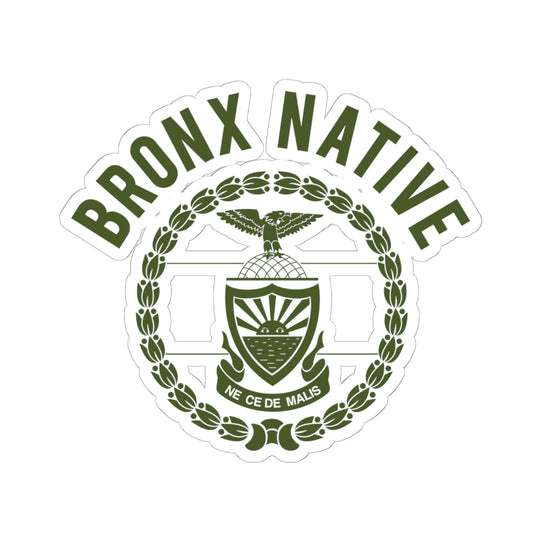Bronx Native Seal (Green) Sticker