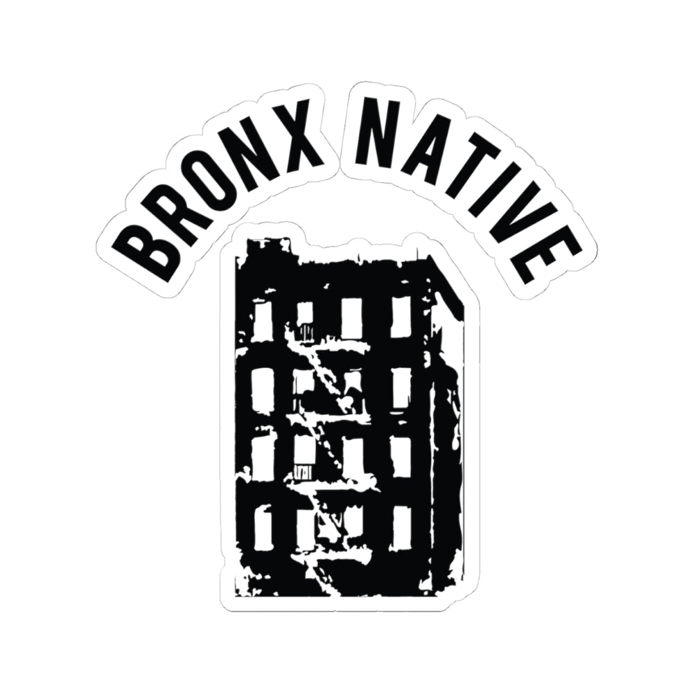 Bronx Native Logo Sticker (Black)