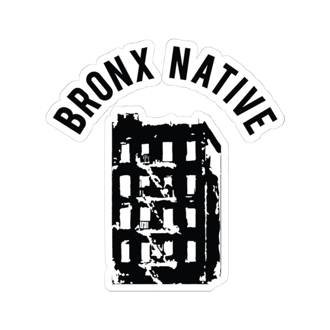 Bronx Native Logo Sticker (Black)