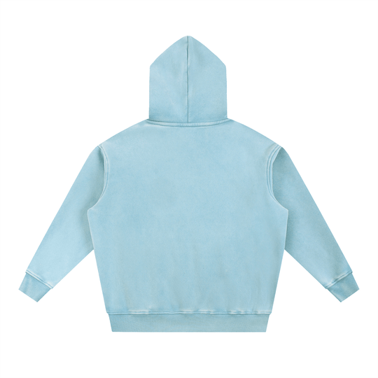 Bronx MAXXing Snow Wash Fleece Oversize Hoodie by Bronx Native for New York summer