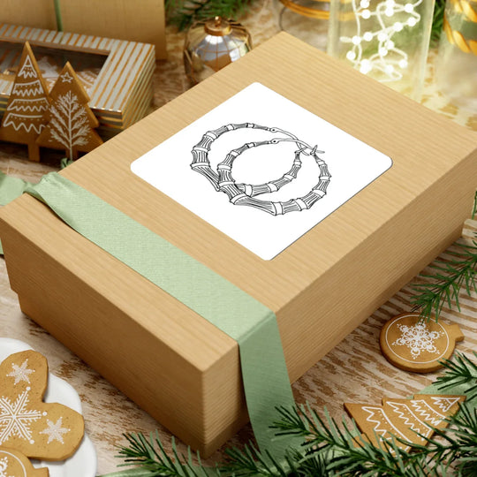 Starter Pack - Pantallas Bamboo Hoop Earrings Sticker