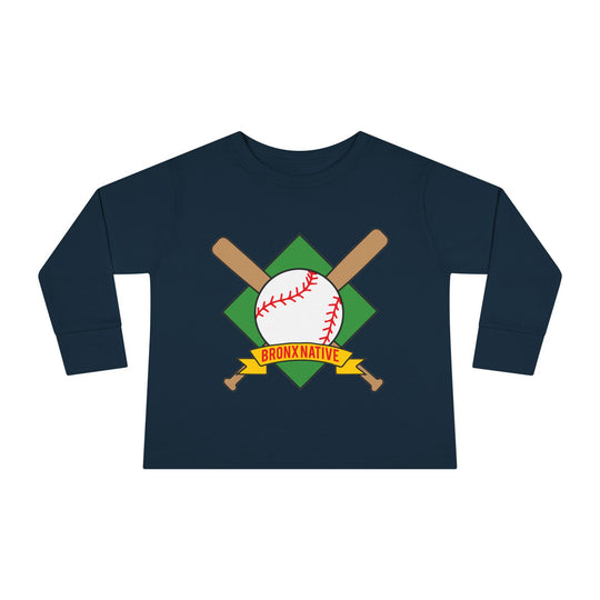 Bronx Native Baseball Toddler Long Sleeve Tee