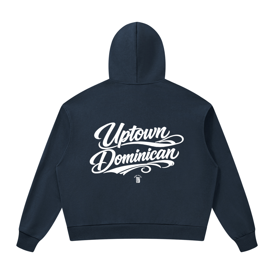 Dominican Republic Unisex Drop Shoulder Full Zip Hoodie