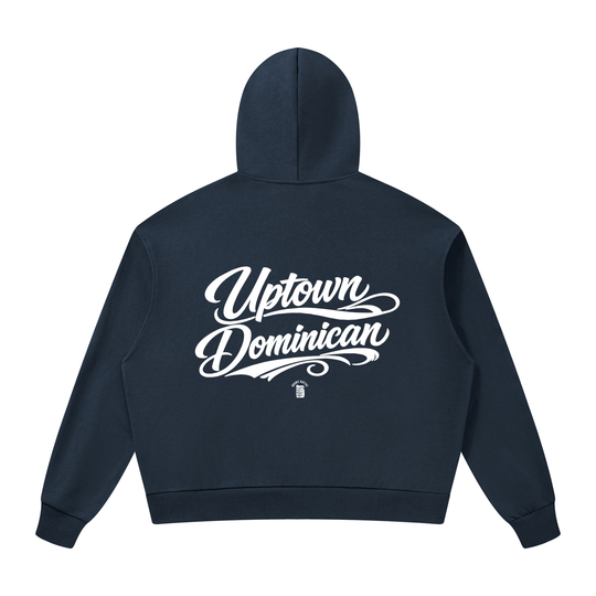 Dominican Republic Unisex Drop Shoulder Full Zip Hoodie