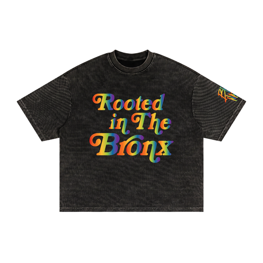 Textured Waffle Washed Boxy T-Shirt