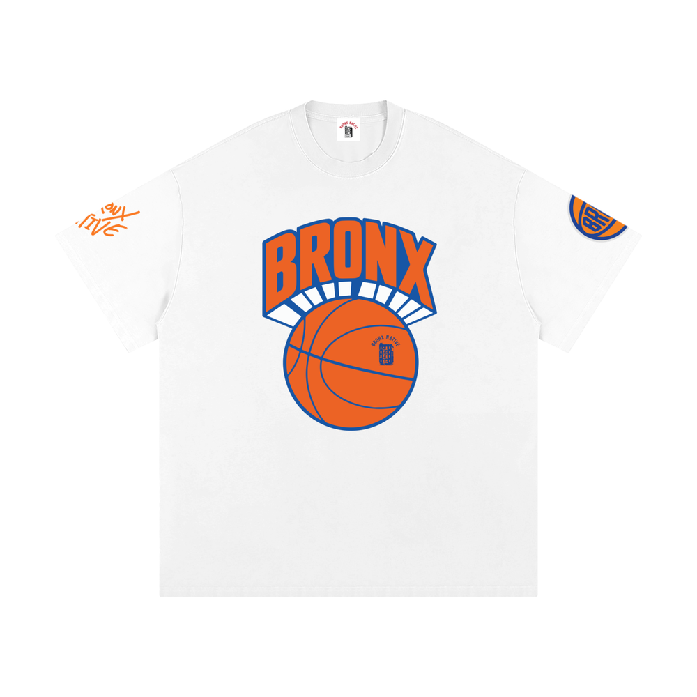 Bronx Basketball 2026 Playoff Edition Heavyweight Loose Fit T-Shirt