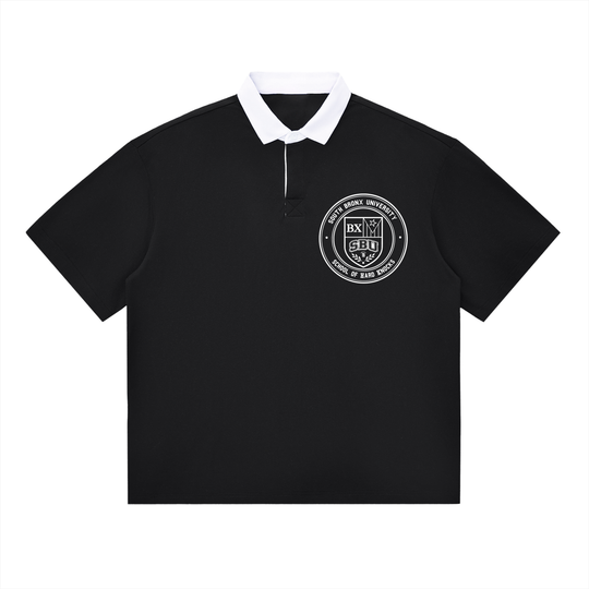 South Bronx University Essential Contrast Polo Shirt