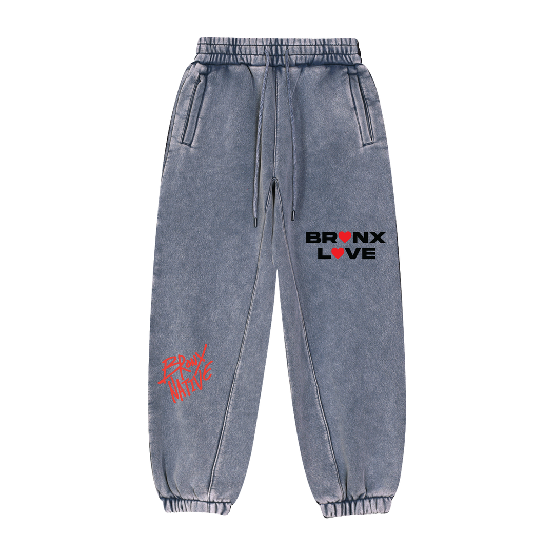 Bronx Love Fleeced Jogger Sweatpants