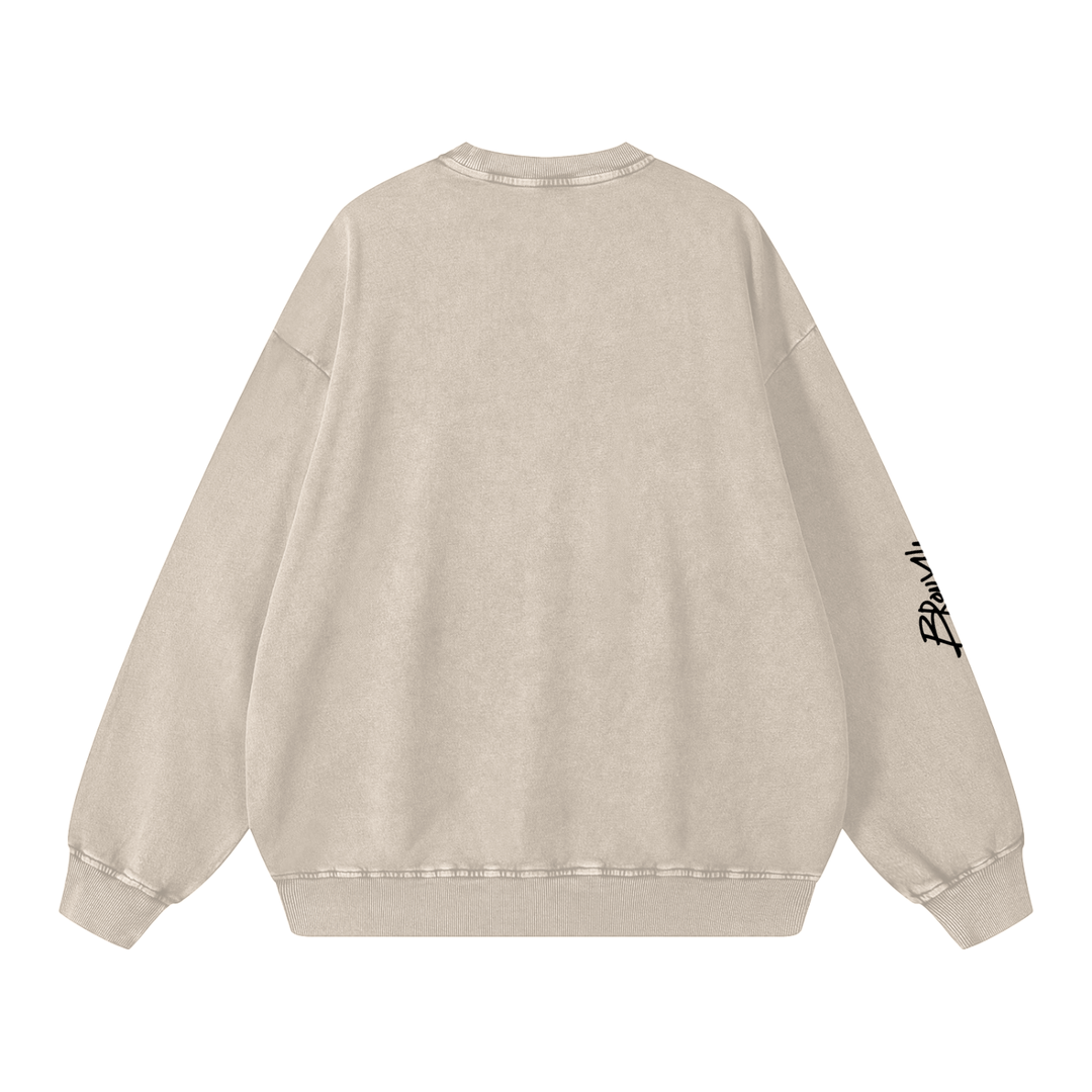 Have a Bronx Day Snow Washed Oversized Sweatshirt