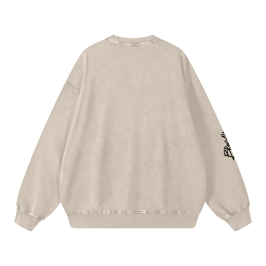 Have a Bronx Day Snow Washed Oversized Sweatshirt