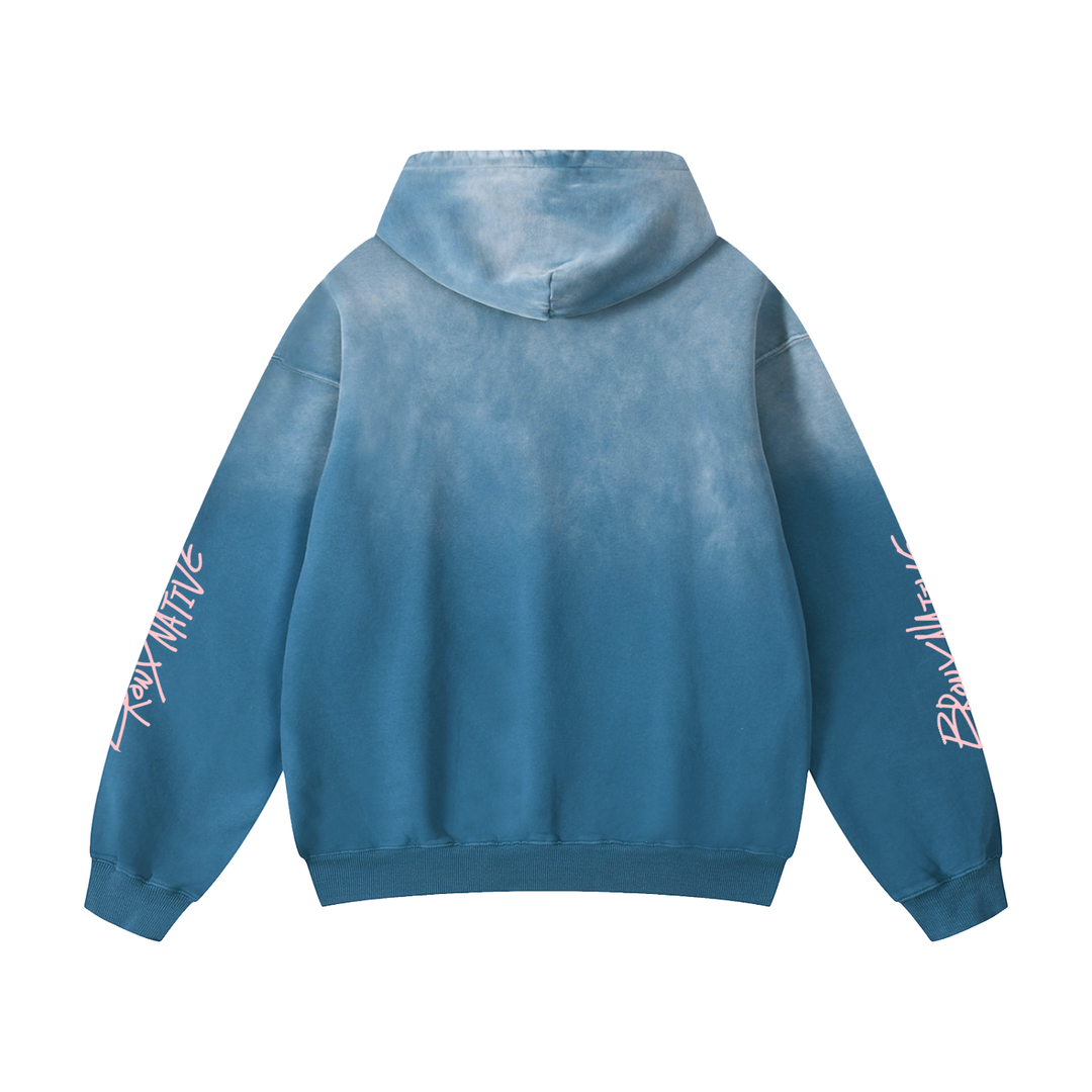 Mujer Del Bronx Heavyweight Sunfade Oversized Hoodie