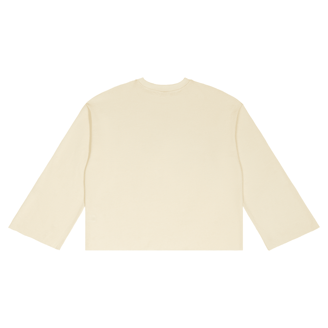 Bronx Art Director Unisex Waffle Raw Edge T-Shirt by Bronx Native for New York summer