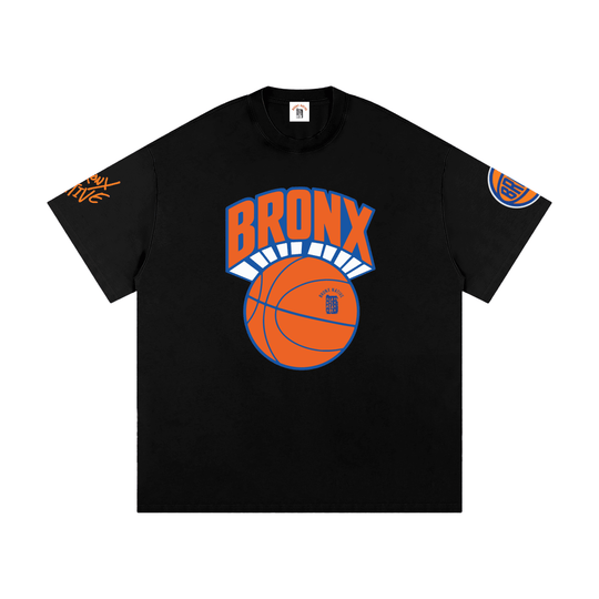 Bronx Basketball 2026 Playoff Edition Heavyweight Loose Fit T-Shirt by Bronx Native