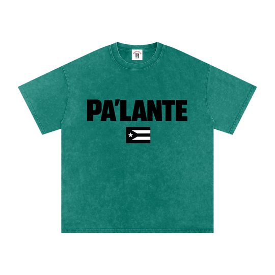 Pa'lante PR Edition Snow Washed Oversized Cotton T-Shirt