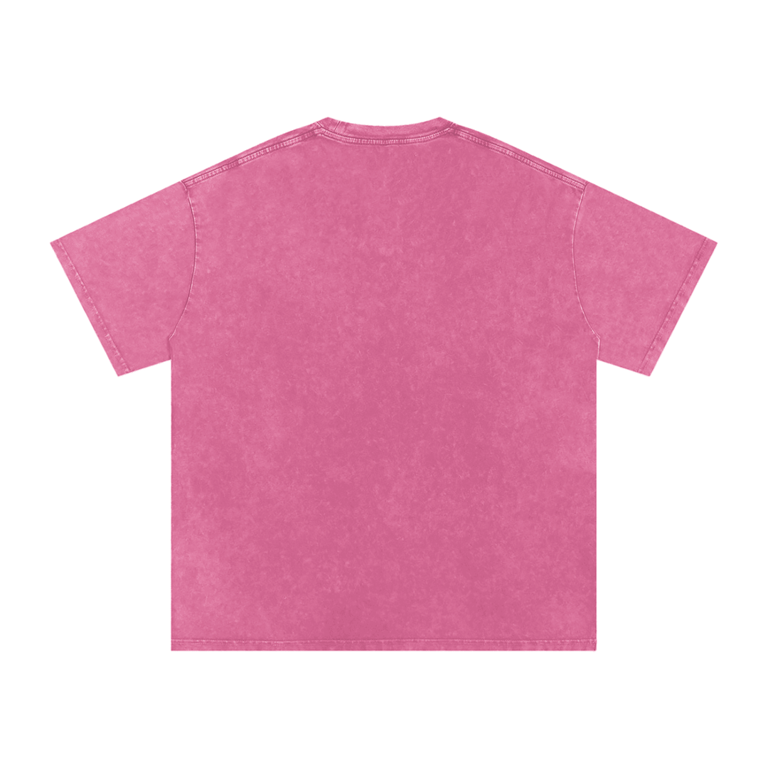 Bad Bunny Bowl Snow Washed Oversized Cotton T-Shirt