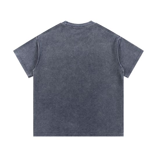 Bronx Educated Mineral Wash Waffle Knit T-Shirt