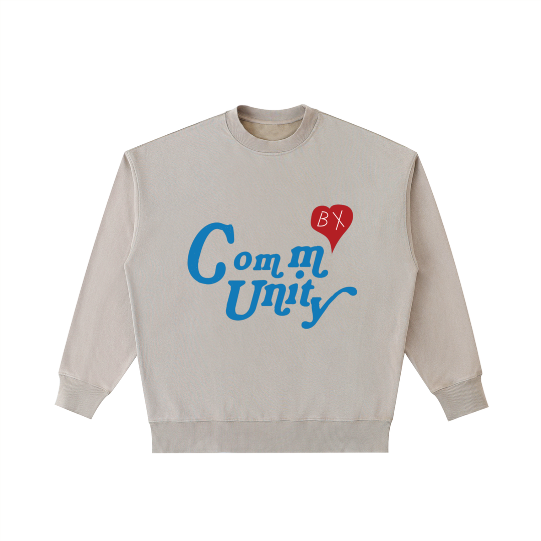 BX Community Vintage Washed Heavyweight Crewneck Sweatshirt
