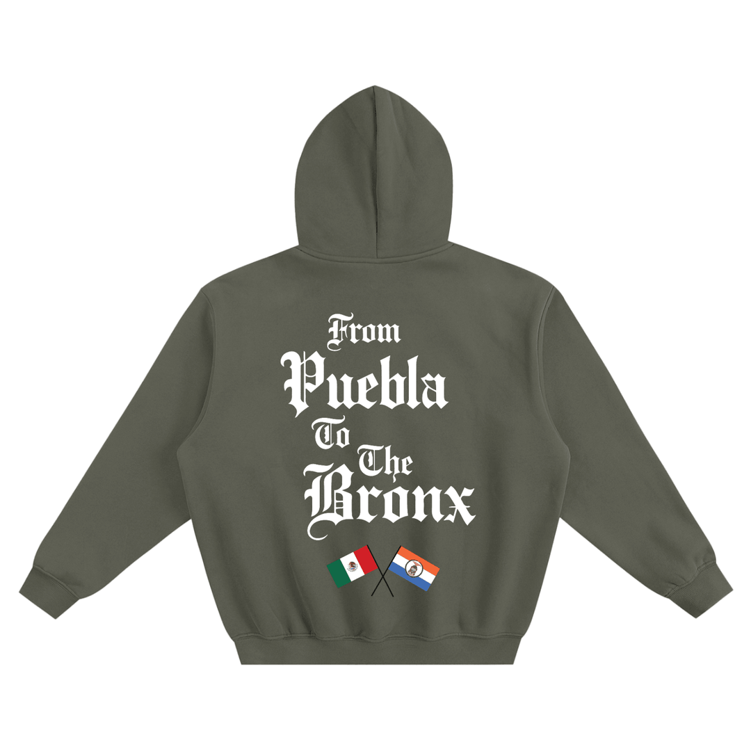 Viva El Bronx Fleeced Boxy Hoodie