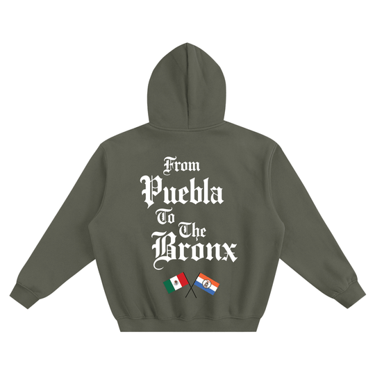 Viva El Bronx Fleeced Boxy Hoodie