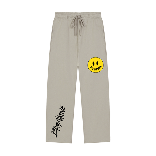 Have a Bronx Day Solid Color Straight-Leg Sweatpants