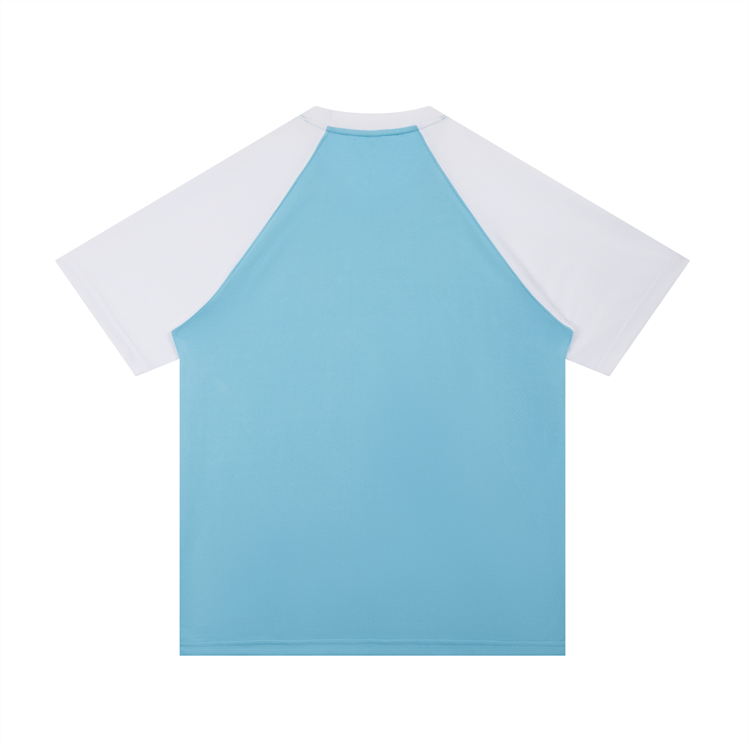 South Bronx University (SBU) Contrast Raglan Sleeve Mesh T-Shirt