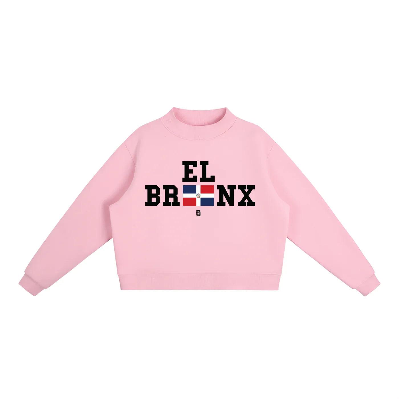 DR Flag Essential Fleece Mock-Neck Crew Swea | Bronx Native