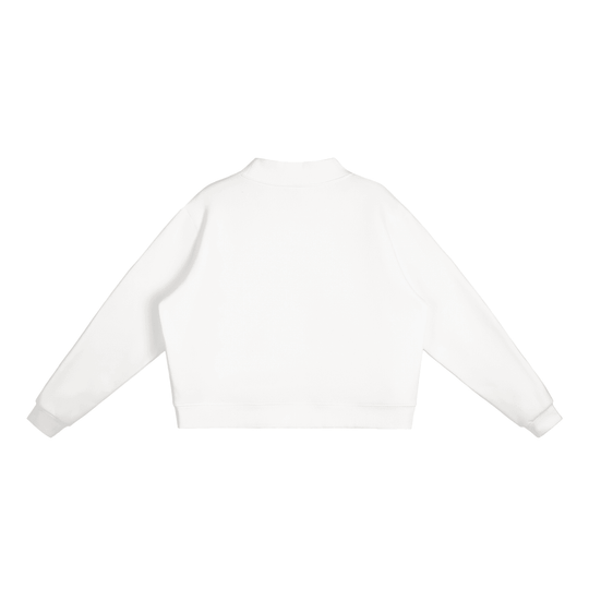 Bodega Baddie Essential Fleece Mock-Neck Crew Sweatshirt by Bronx Native