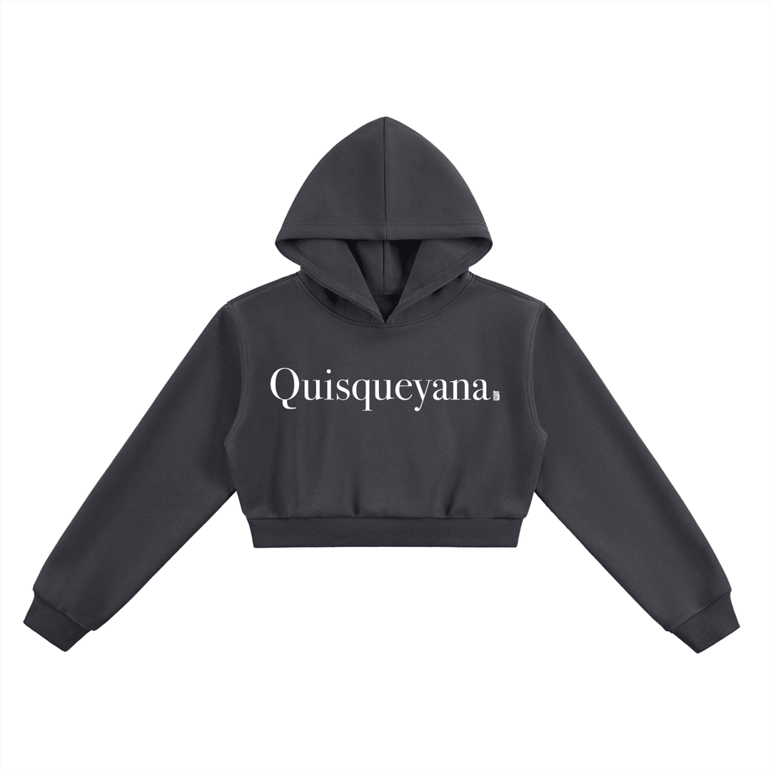Quisqueyana Essential Cropped Hoodie