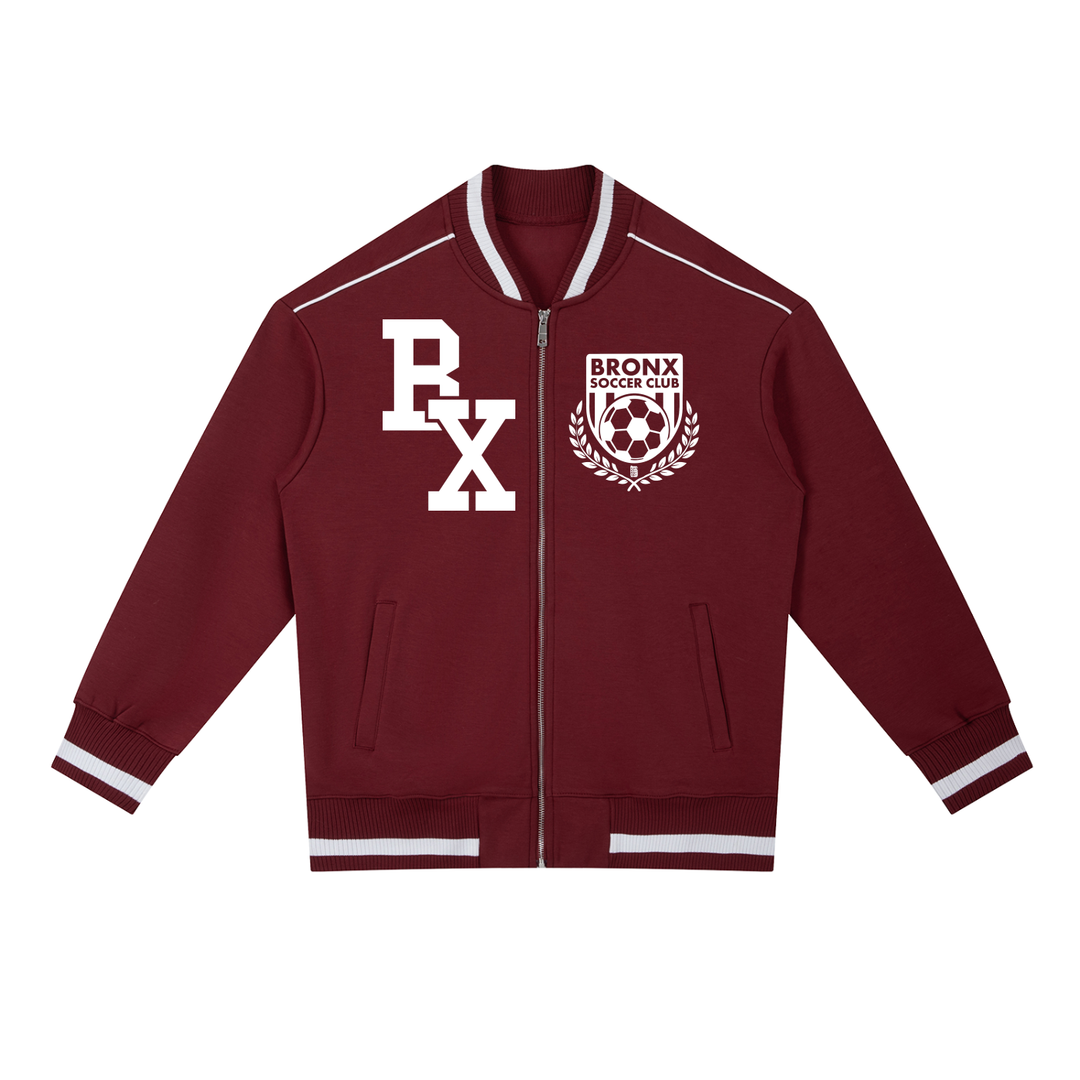 Bronx Soccer Club Contrast Piping Zip Bomber Jacket product image 3 of 10 by Bronx Native