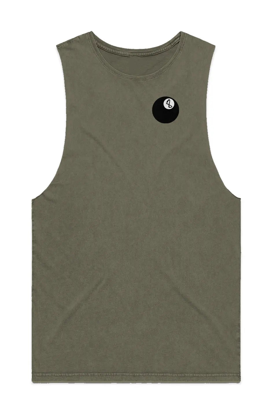8-Ball 8-Year Anniversary Mens Stone Wash Barnard Tank 