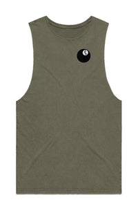 8-Ball 8-Year Anniversary Mens Stone Wash Barnard Tank