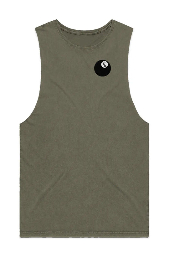 8-Ball 8-Year Anniversary Mens Stone Wash Barnard Tank 