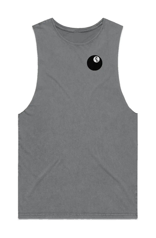 8-Ball 8-Year Anniversary Mens Stone Wash Barnard Tank 