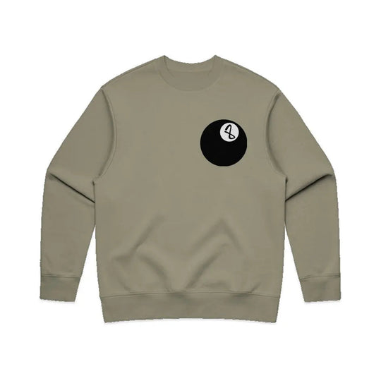 8-Ball Mens Heavy Crew