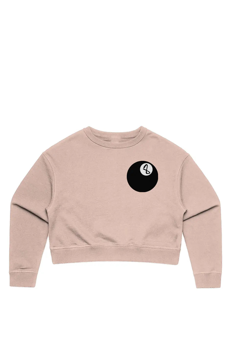 8-Ball Womens Cropped Crew