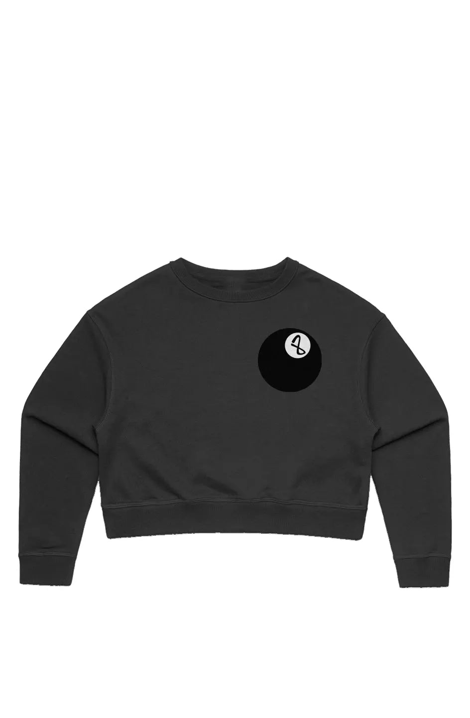 8-Ball Womens Cropped Crew