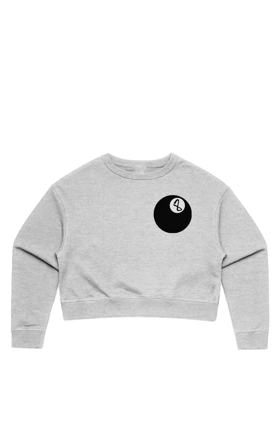 8-Ball Womens Cropped Crew