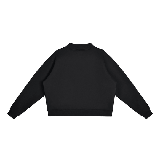 Dominican Republic Essential Fleece Mock-Neck Crew Sweatshirt