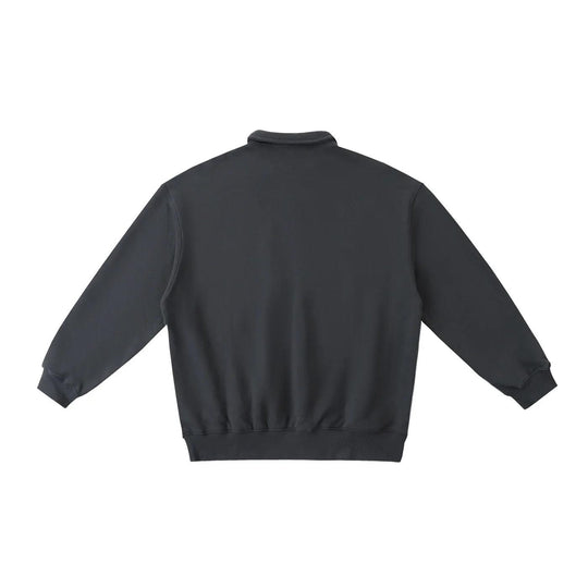 Quarter Waters Heavyweight Polo-Collar Sweatshirt
