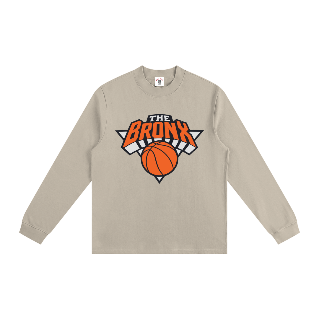 Bronx Basketball 2026 Playoffs Essential Non-Shrink Mock Neck Sweatshirt