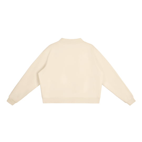 Bodega Baddie Essential Fleece Mock-Neck Crew Sweatshirt by Bronx Native