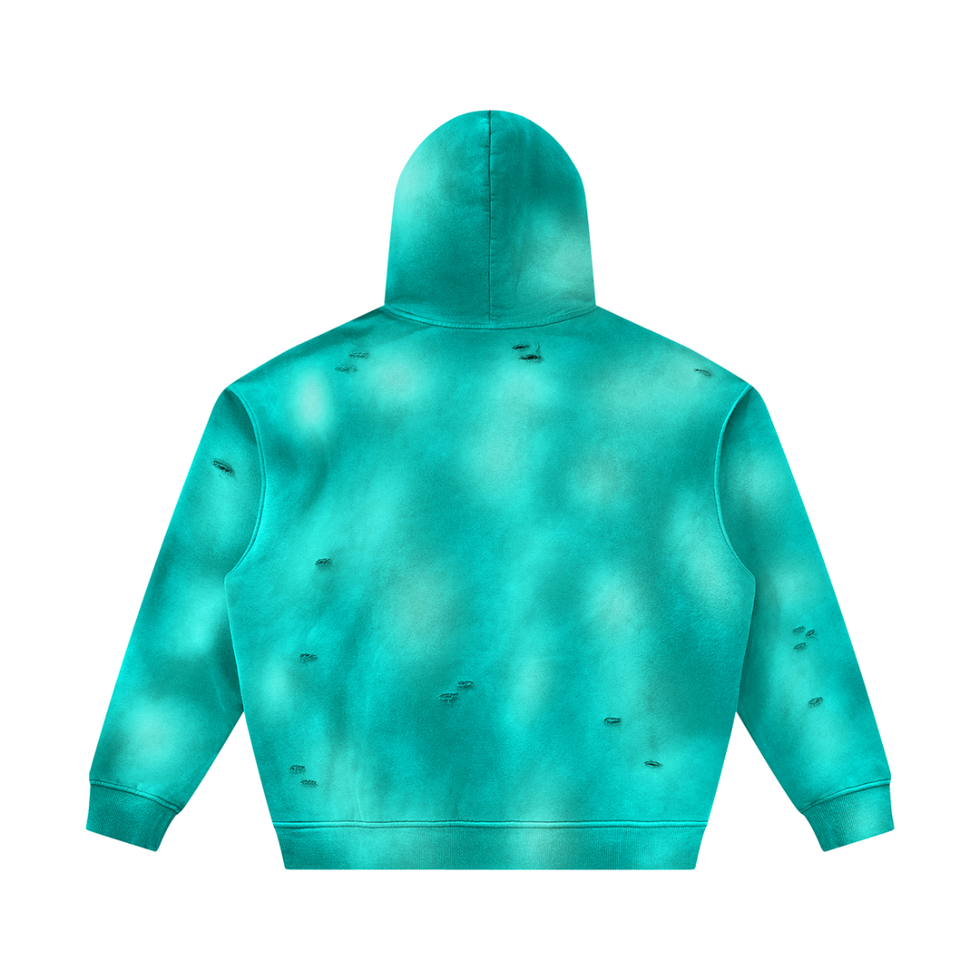 Bronx Summer Sunfade Frayed Fleece Hoodie by Bronx Native — Summer Collection product image