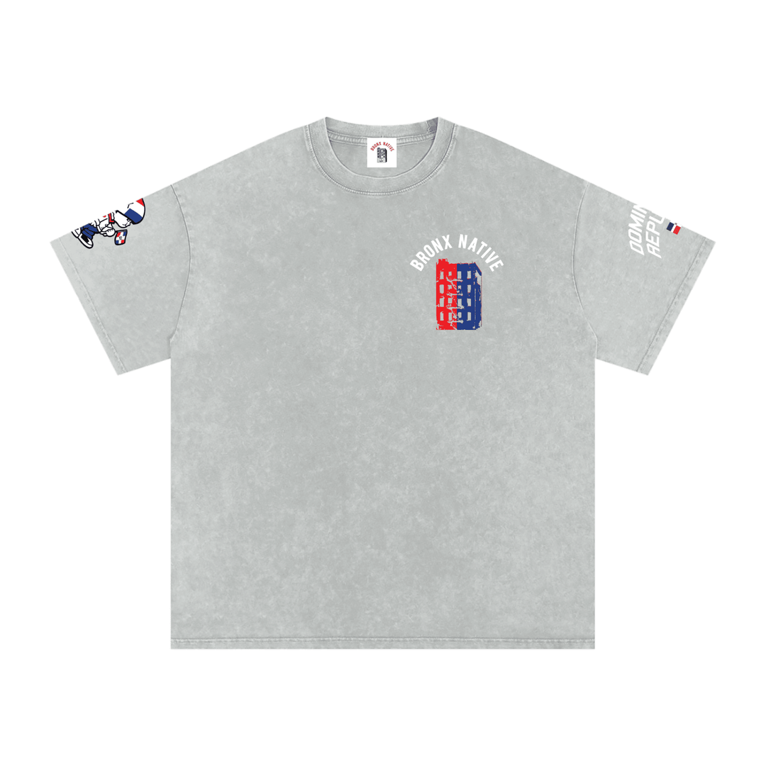 Dominican Made BXN Lim. Ed. Snow Washed Tee by Bronx Native