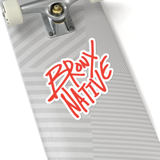 Bronx Native Graffiti Sticker (Red)