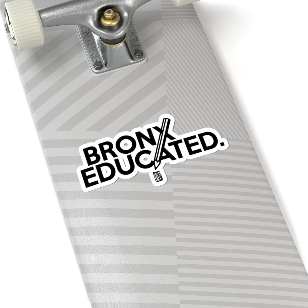 Bronx Educated Sticker (Black)