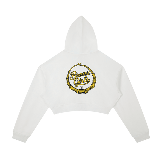 Essential Cropped Zip-Up Hoodie