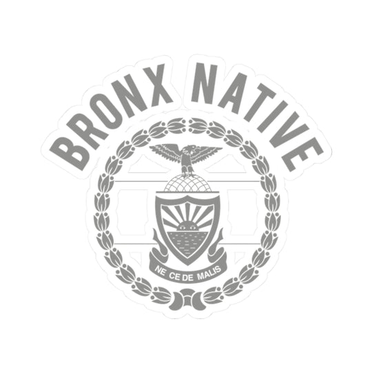Bronx Native Crest (Silver) Sticker