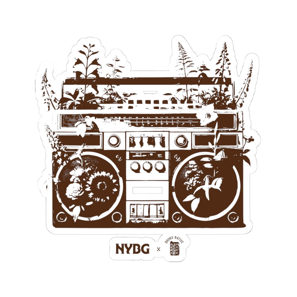 Rooted in the Bronx, Boom Box Sticker