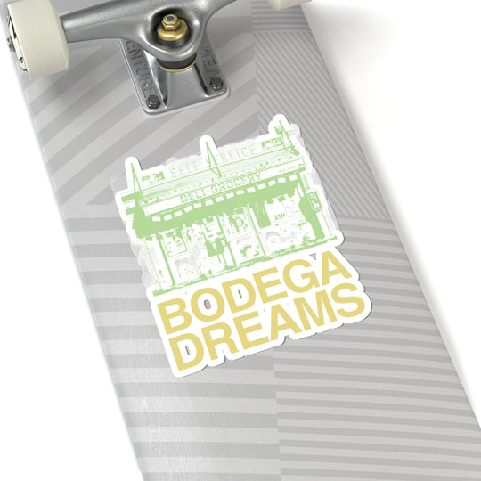 Bodega Dreams Sticker (Bright Green & Gold)